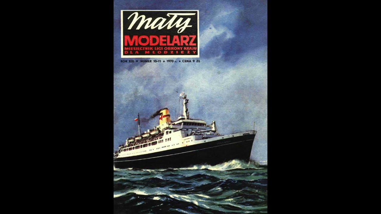 Mały Modelarz 1970 / 10-11 - Statek Stefan Batory