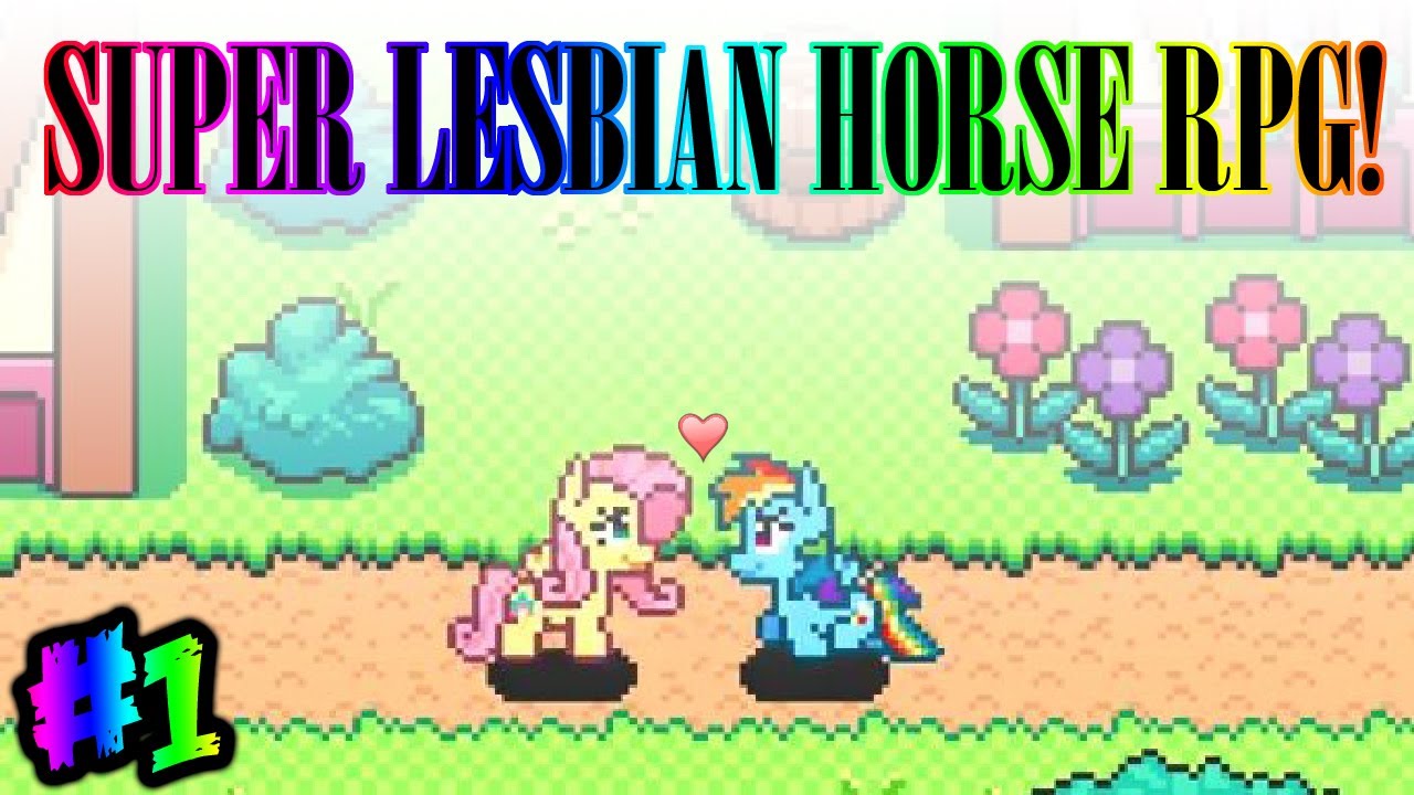 Axel Plays: Super Lesbian Horse RPG -- P1 -- FlutterDash is Magic!