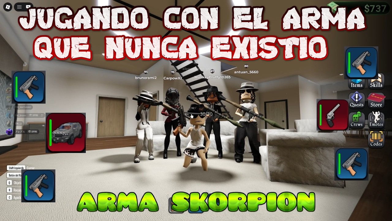 🔥BLOCK SPIN🔥JUGANDO CON EL ARMA QUE NUNCA EXISTIO🤯🤯💥💥