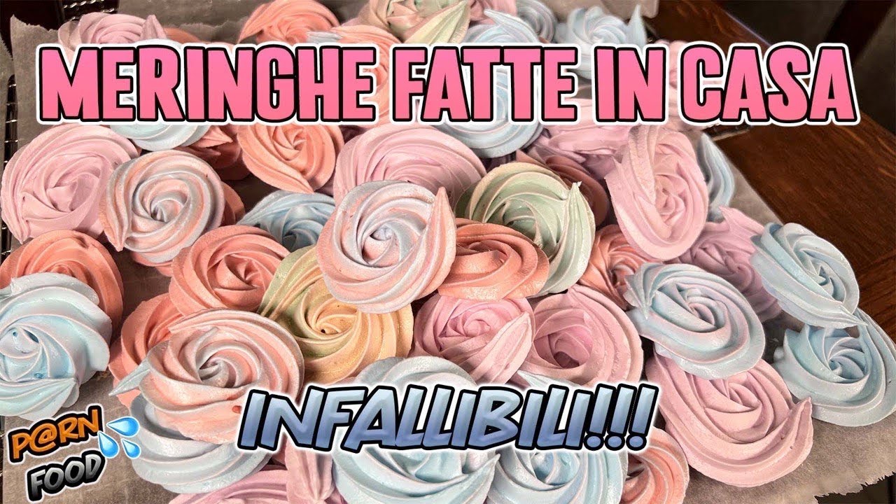 Meringhe INFALLIBILI! *FACILISSIME, friabili e ideali PER DECORAZIONI*