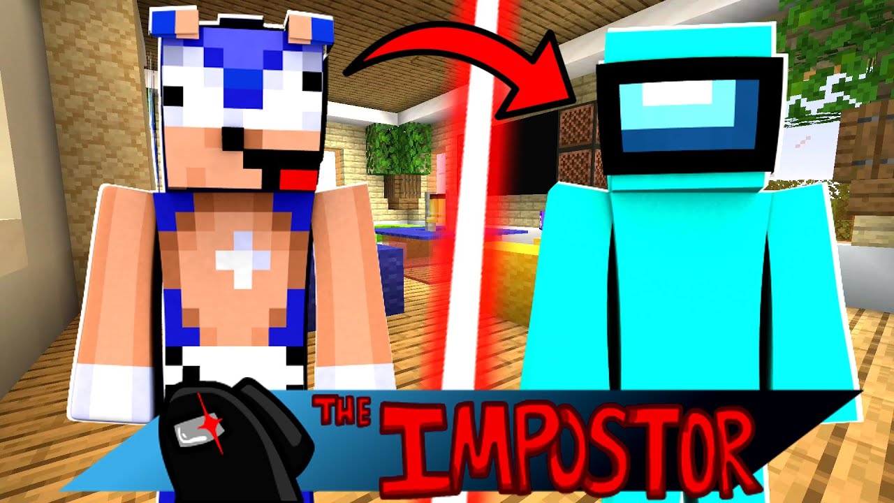 Minecraft Fun House - Baby Sonic Becomes The Imposter In Among Us! [29]