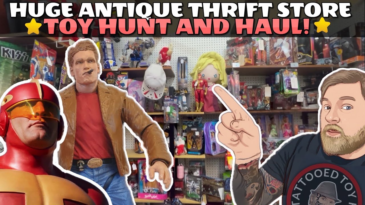 Огромный антикварный комиссионный магазин Toy Hunt #toyhunter #toycollector #antiques #thrifthaul...