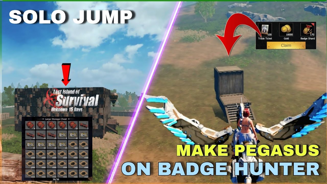 2 Days | i will be Make Pegasus On (Badge Hunter Mood) last Island of Survival #lastislandofsurvival