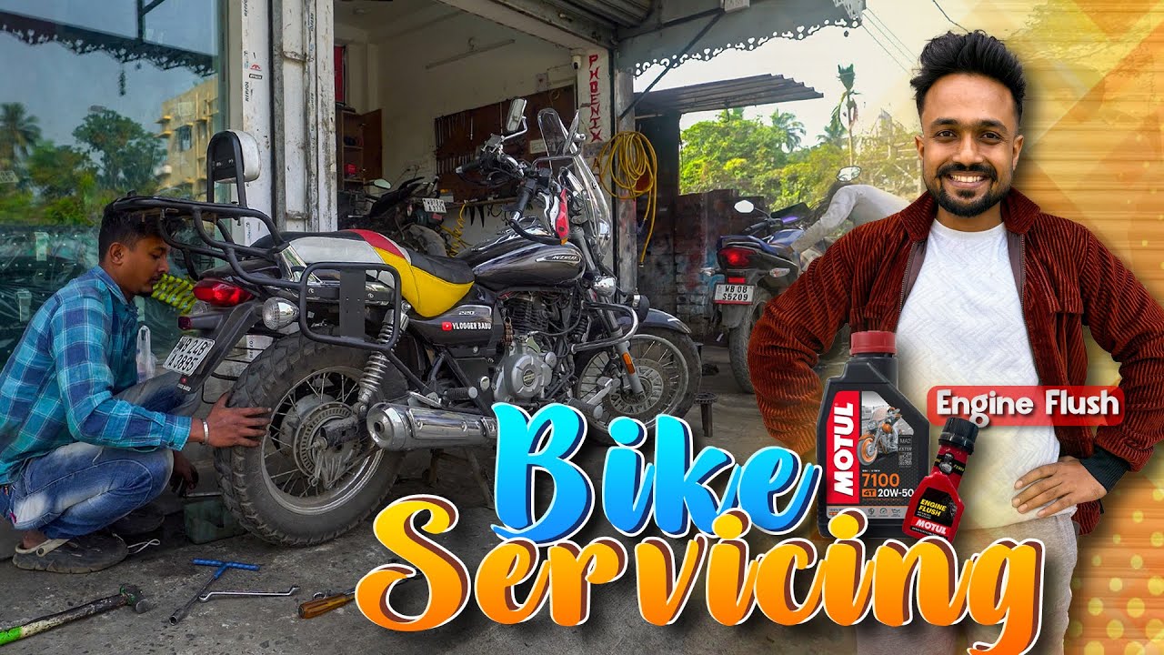 Best Bike Garage in Kolkata 🏍️💨 | Phoenix Adventure Bisharpara | Bike Servicing Video | Vlogger Babu