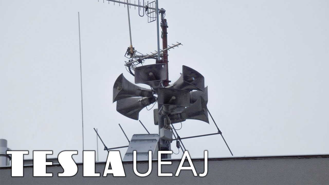 Zkouška sirén | Siren Test | Sirenenprobe | Prostějov - TESLA UEAJ #1 |02.01.2019|