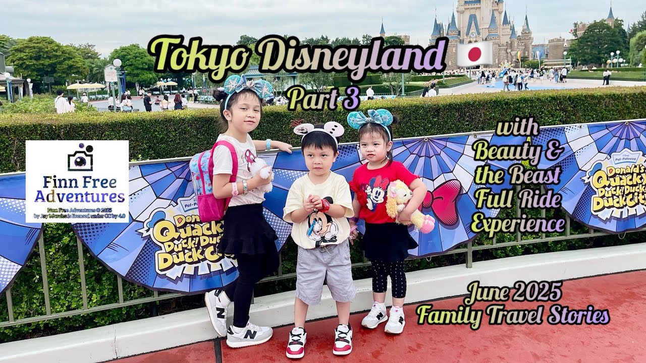 Disneyland Tokyo Part 3 Beauty & the Beast Full Ride | June 2025 - FamilyTravelStories by ©FinnFree 