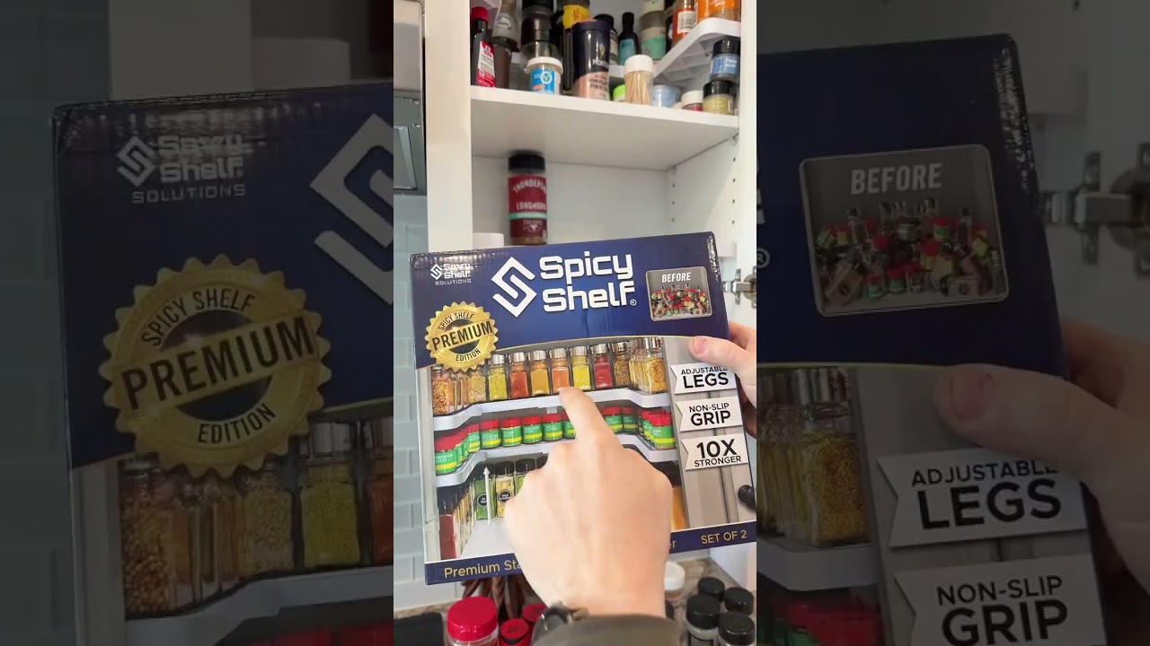 Where has this been all our lives!? #spicerack #cabinet #storage #homehacks #tiktokshopcreatorpicks