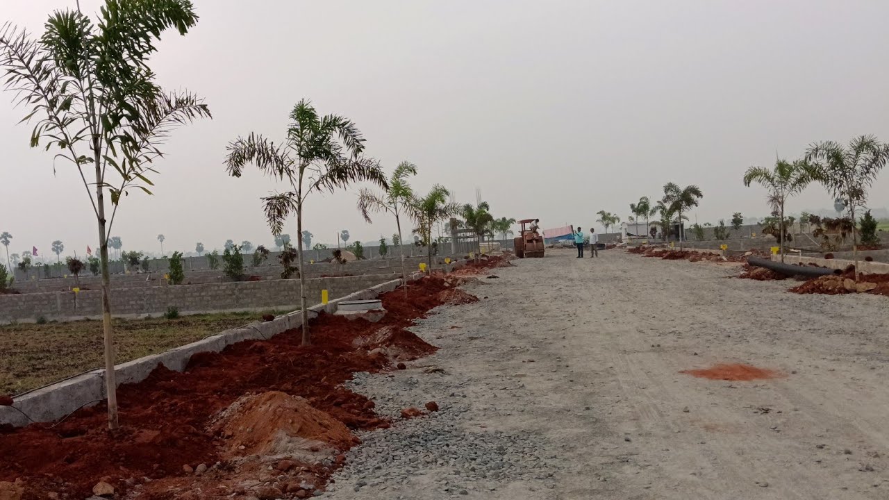 VIJAYAWADA BANDAR ROAD PUNADIPADU CRDA OPEN PLOTS 30,ACRES RS:16000/-SPOT REGISTRATION LOAN AVAILABL