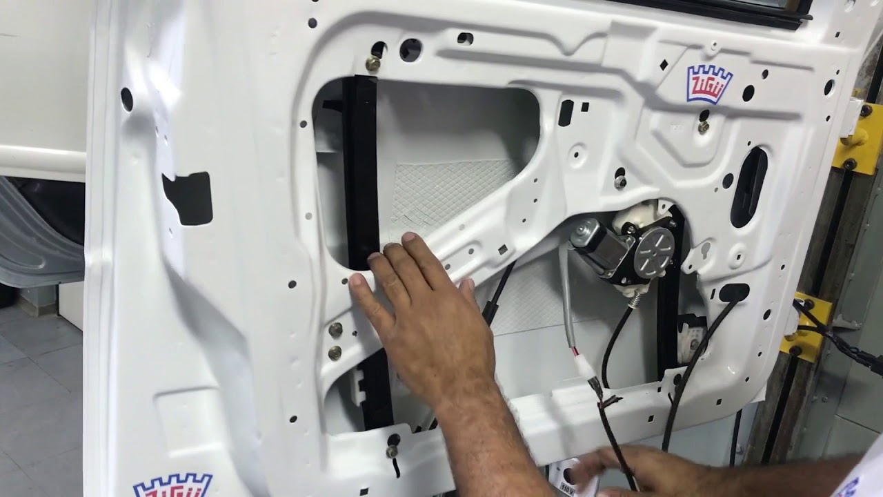 Instalação da máquina de vidro elétrica R-4174 e R 4175 Gol / Parati / Saveiro GII / III / IV