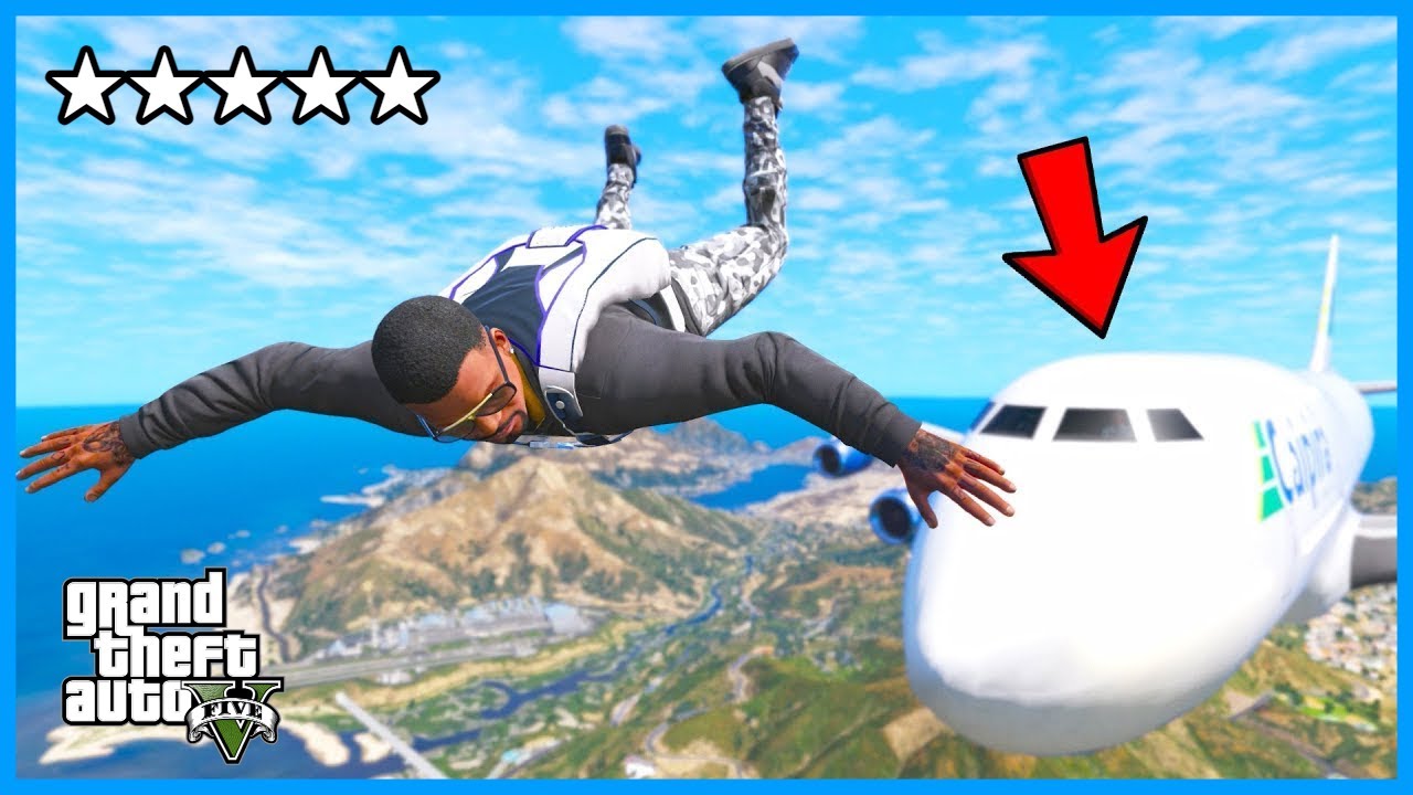 PŘEPADL JSEM LETADLO PLNÉ PENĚZ ZA LETU V GTA 5! (GTA 5 Módy)
