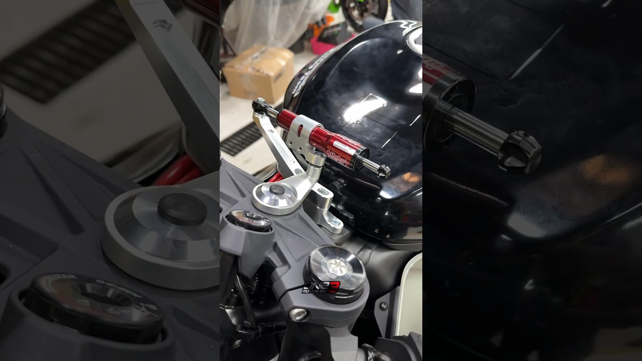 Bitubo Suspension Steering Damper Installation Kawasaki ZX6R