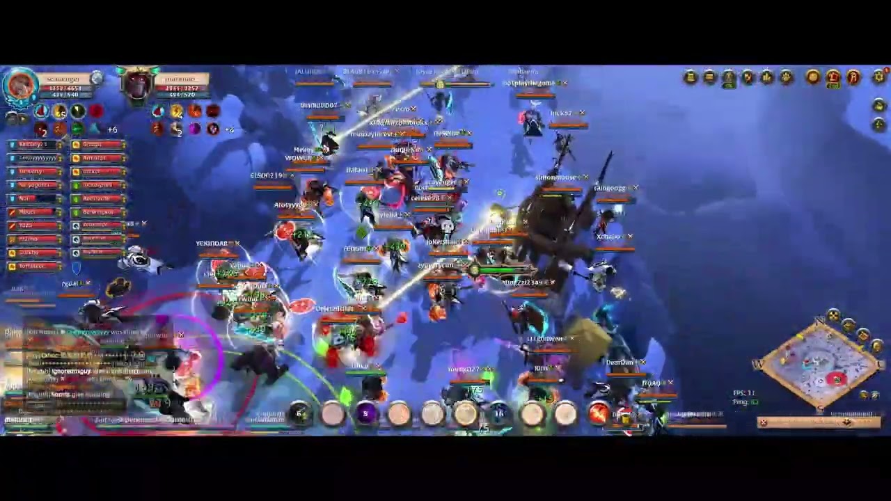 Albion Online ZvZ | 1-hand Mace (Def Tank POV)