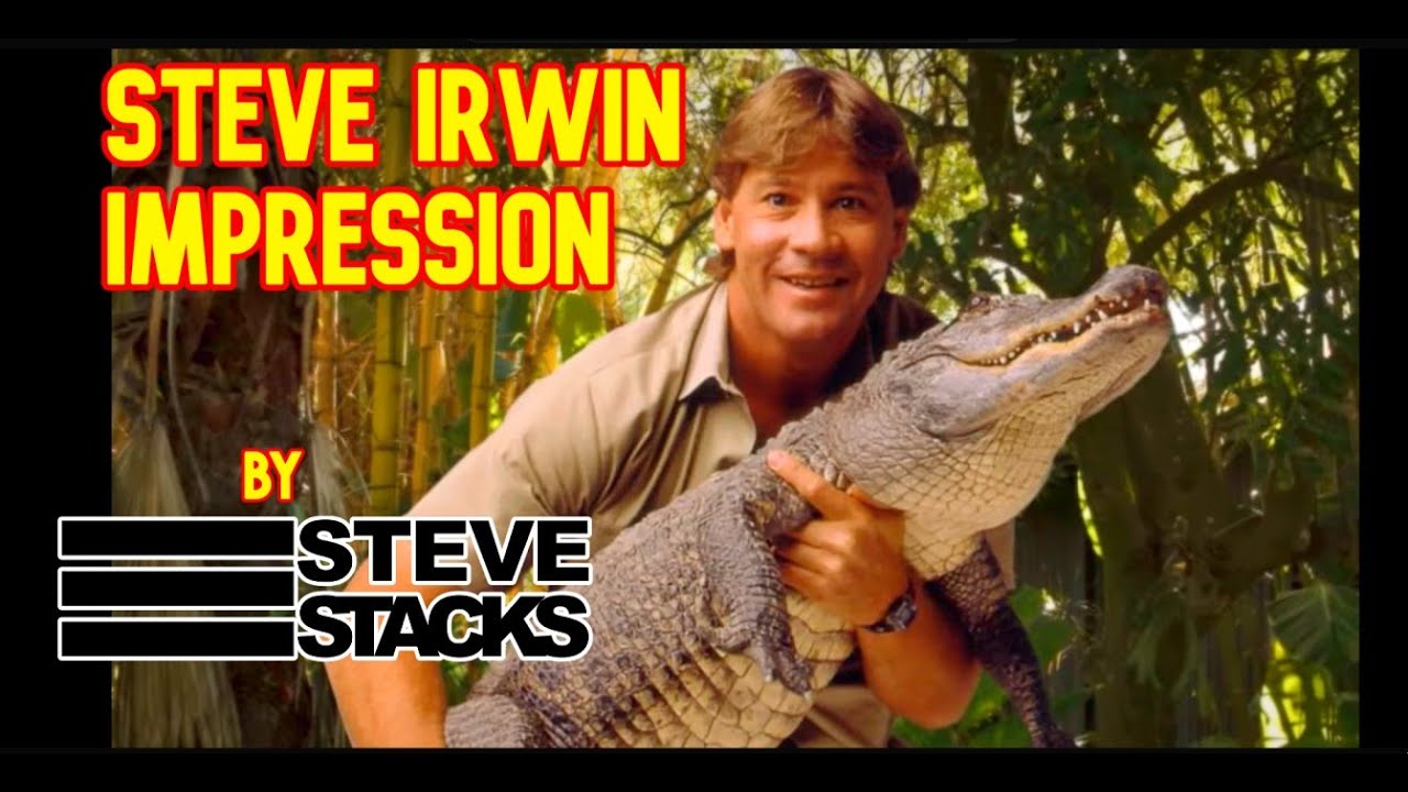 Steve Irwin Crocodile Hunter Impression by Steve Stacks