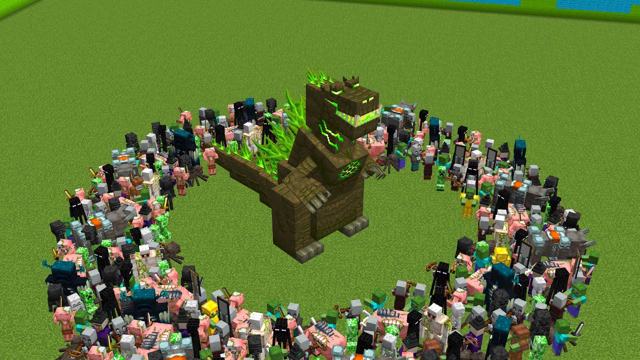 Tremorzilla vs All Minecraft Mobs