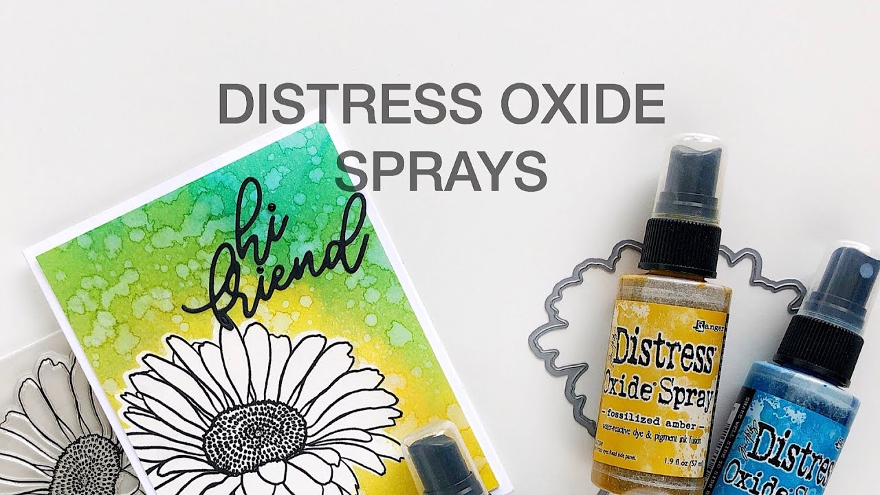 Blended Backgrounds With Distress Oxide Sprays