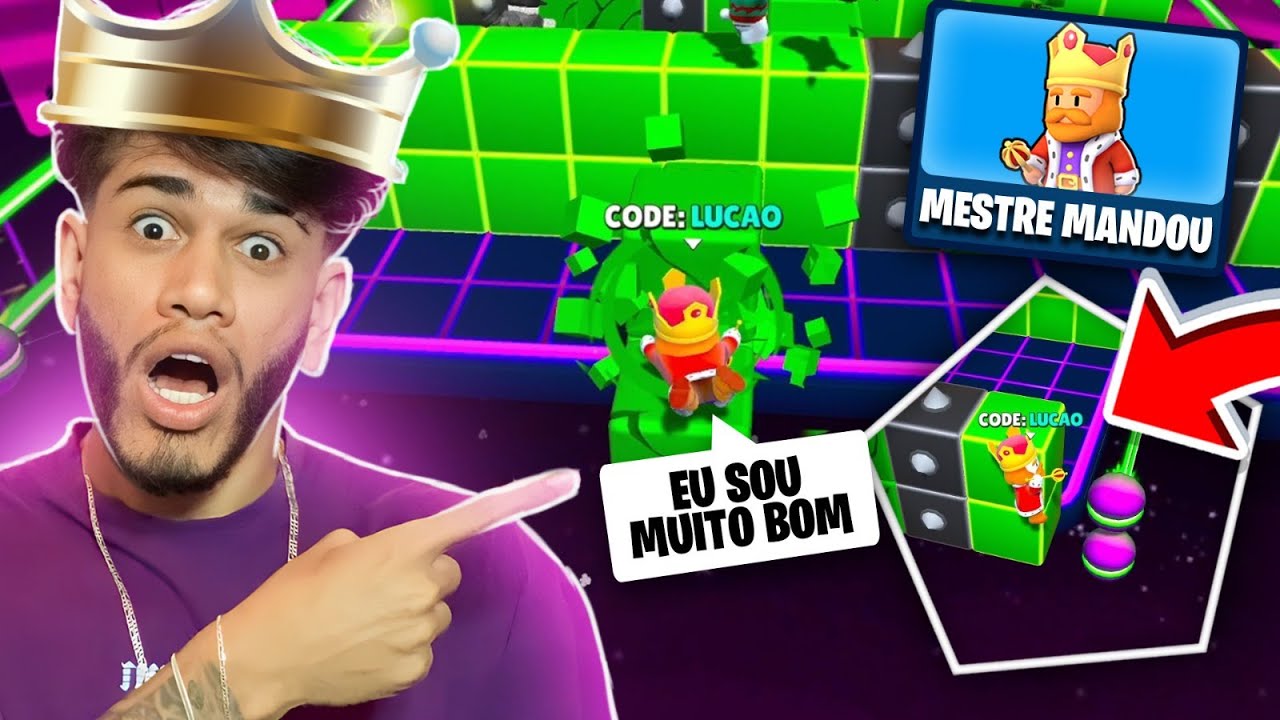MESTRE MANDOU NO STUMBLE GIYS - FIZ AS BURLAS MAIS DIF&Iacute;CEIS DO STUMBLE GUYS