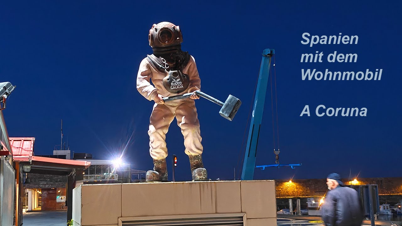 Spanien mit dem Wohnmobil   A Coruna