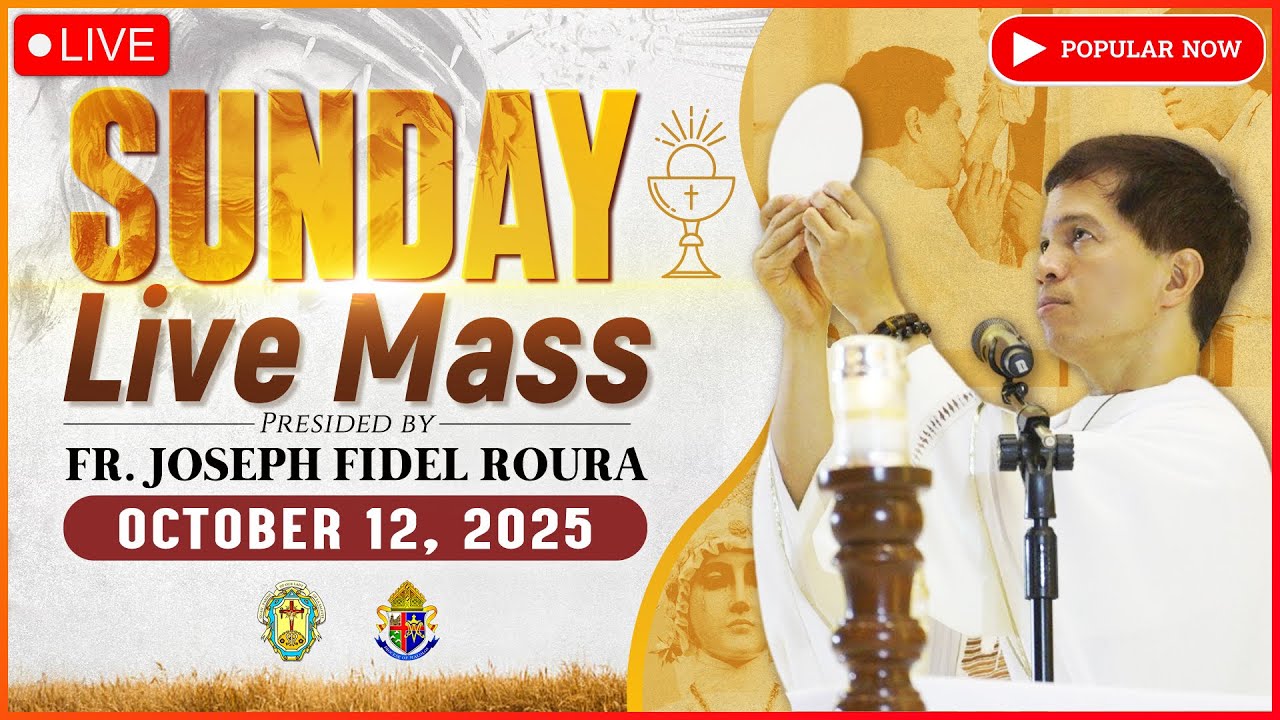SUNDAY FILIPINO LIVE MASS TODAY ONLINE II OCTOBER 12, 2025 II FR. FIDEL ROURA