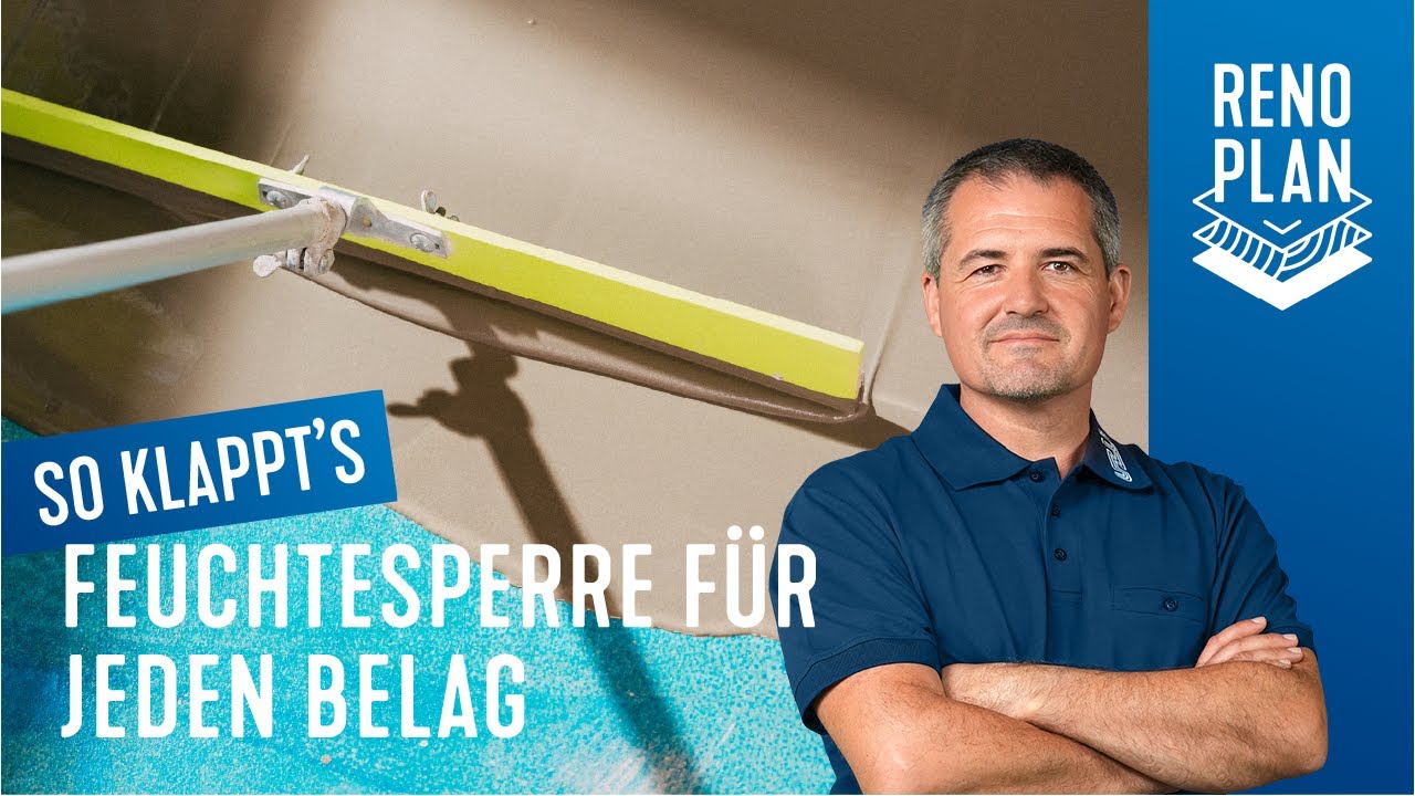 Bodenbel&auml;ge auf feuchtem Untergrund &ouml;kologisch verlegen - Schritt f&uuml;r Schritt mit UZIN Renoplan&reg;