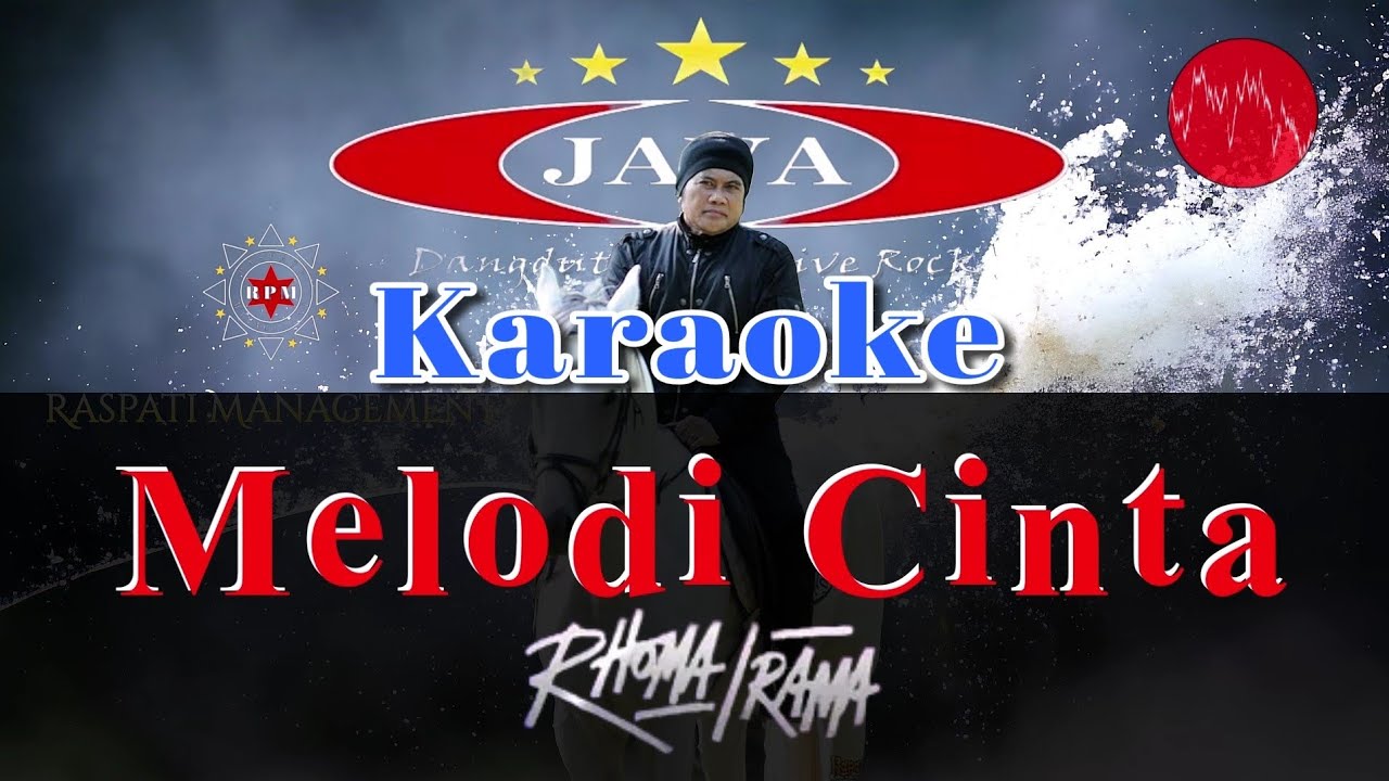 Karaoke Melodi Cinta - Rhoma Irama & Soneta Group || Karaoke Dangdut
