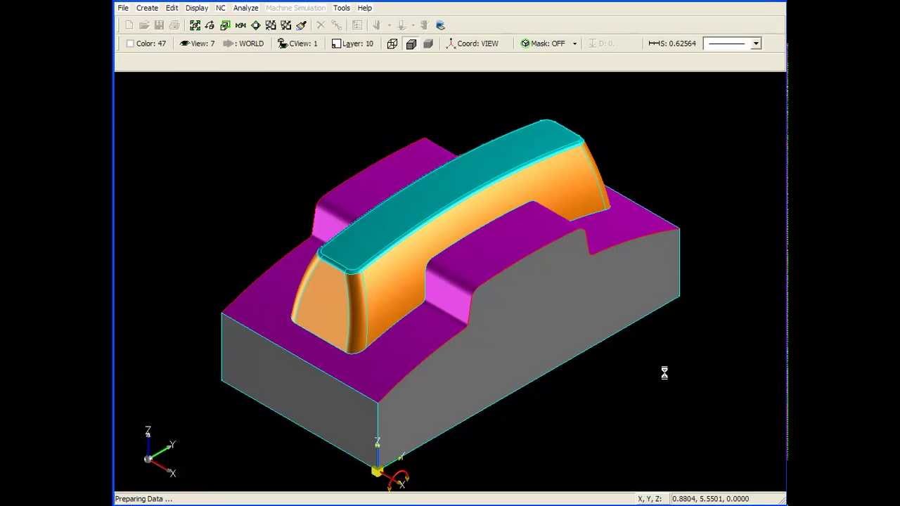 SURFCAM Tutorial - 3-Axis: Steep/Shallow