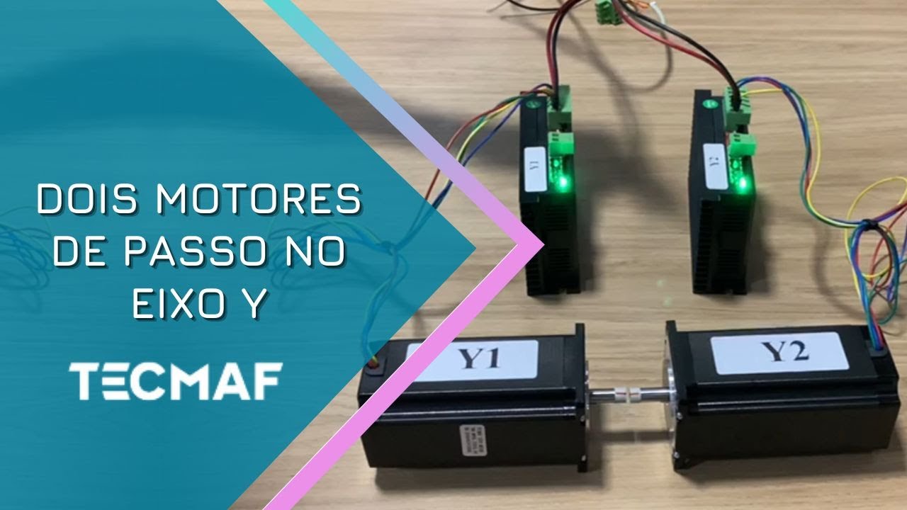 Como fazer a ligação de 2 Motores de Passo no mesmo eixo de uma controladora CNC