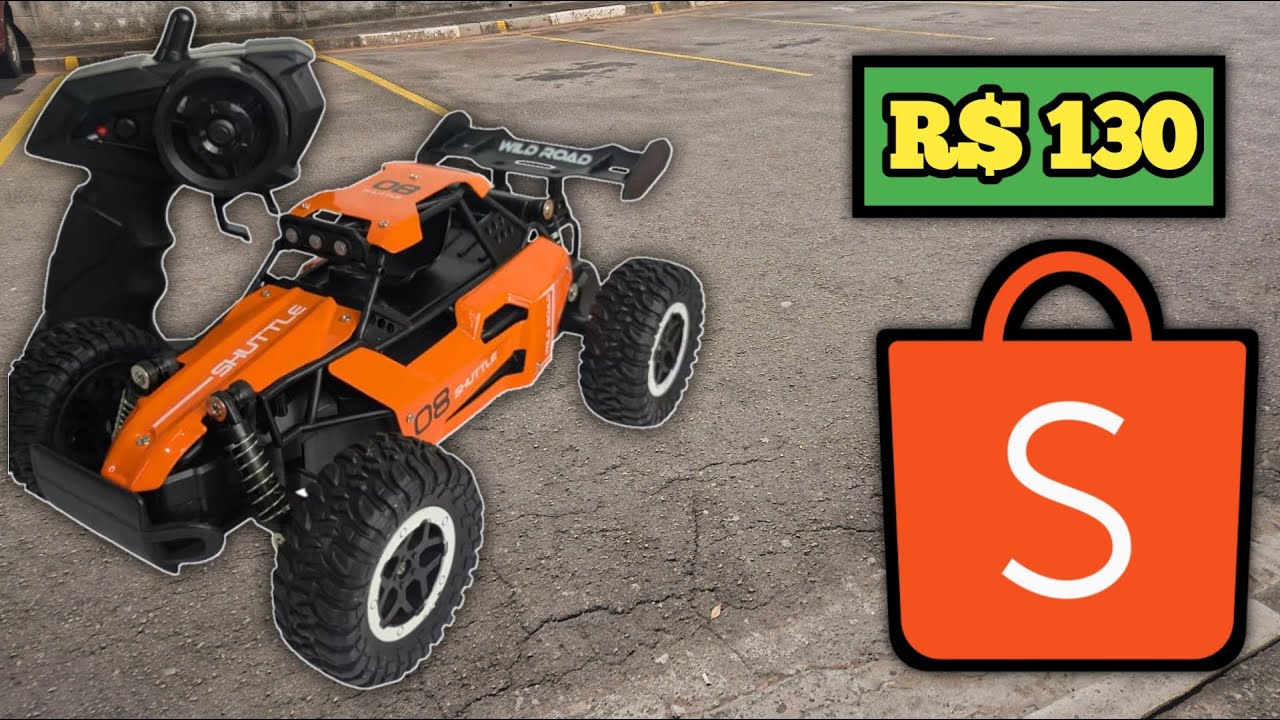 COMPREI O CARRINHO DE CONTROLE REMOTO DK807 MELHOR CUSTO-BENEFÍCIO DA SHOPEE