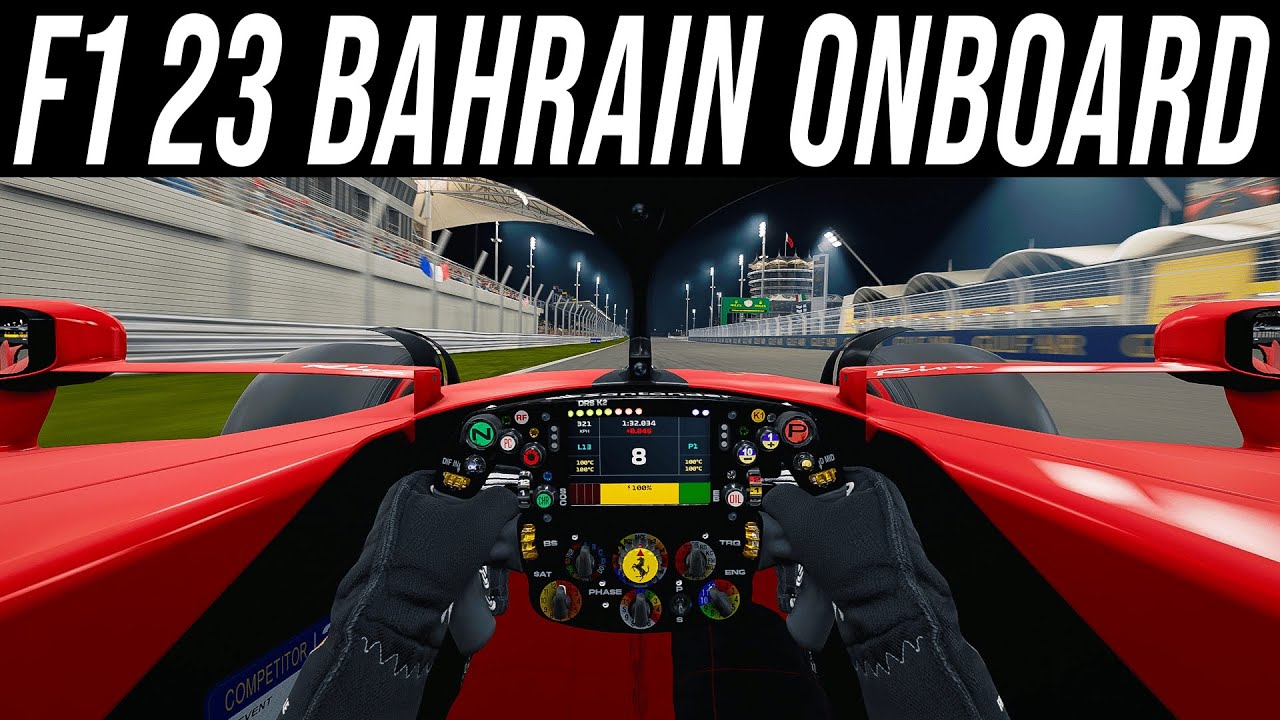F1 23 - Bahrain Onboard Gameplay | Ferrari SF-23 + First Person