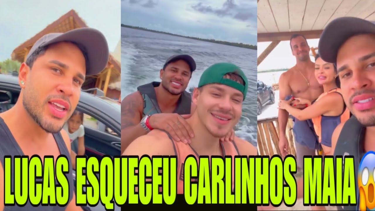 LUCAS GUIMARÃES ESTÁ FELIZ AO LADO DO SEU NOVO NAMORADO😍 JÁ ESQUECEU CARLINHOS MAIA😱😱