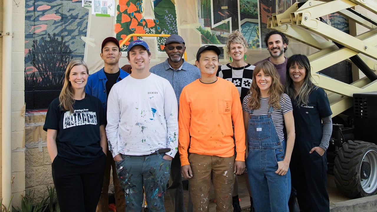 Loma Alta Park Altadena Community Mural - Public Art Collaboration