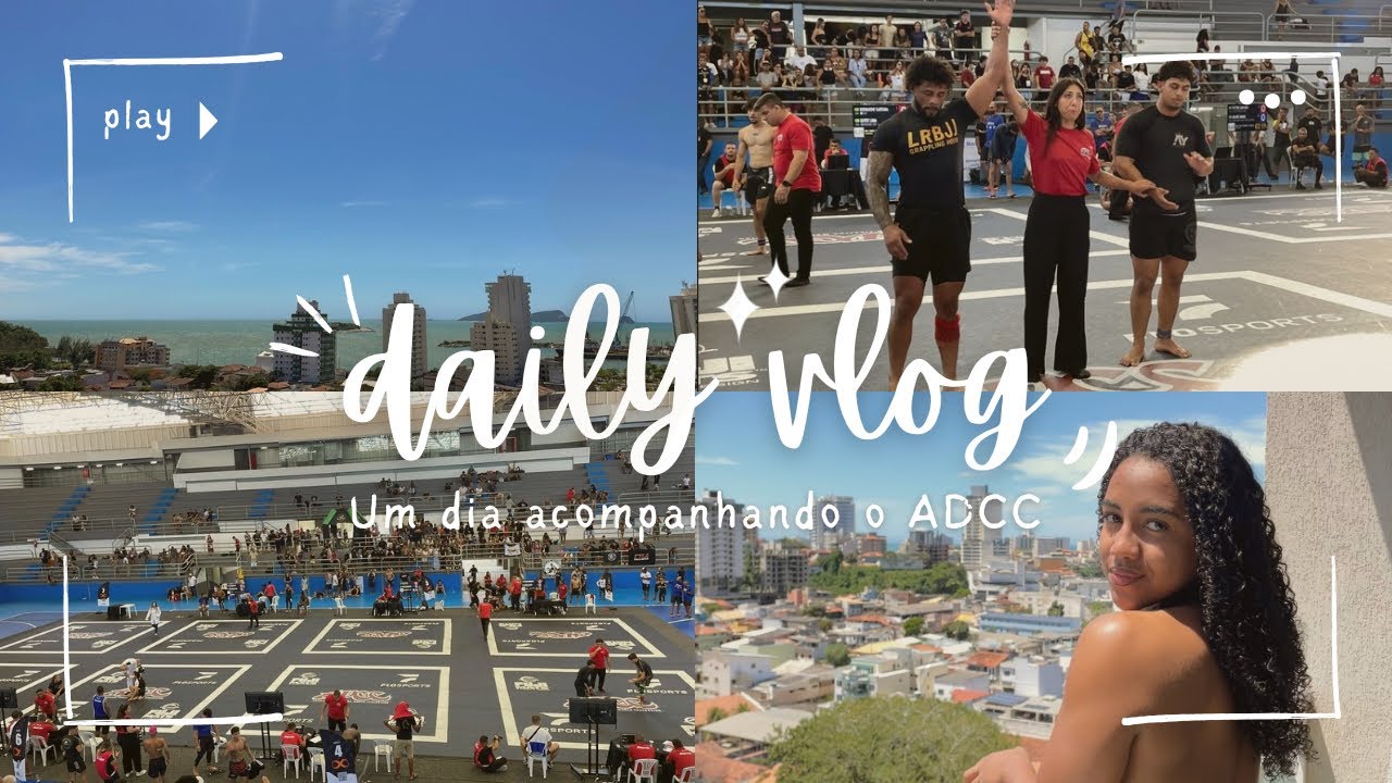 MINI VLOG: UM DIA DE ADCC (acompanhando meu noivo)