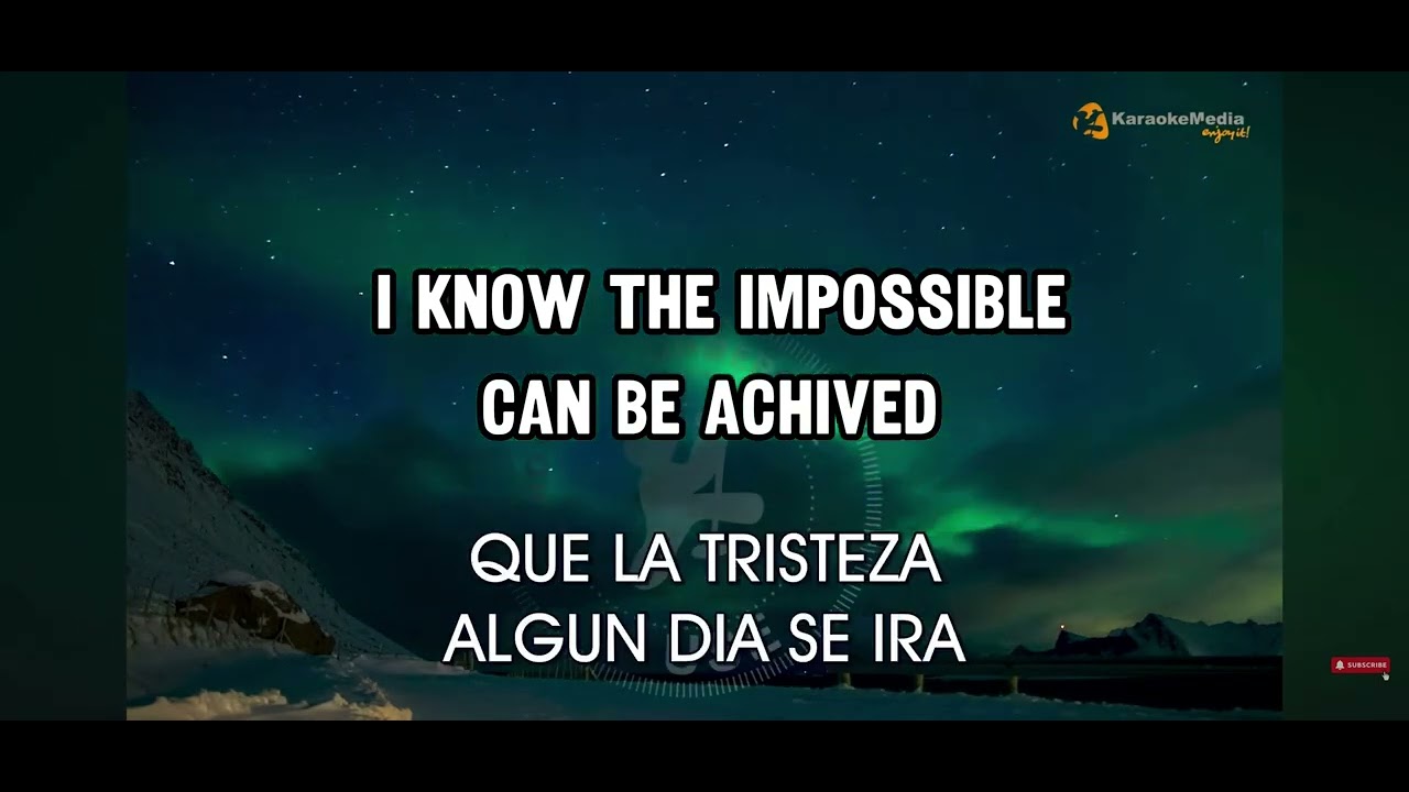 Color Esperanza  Karaoke Diego Torres - English subtitulada 