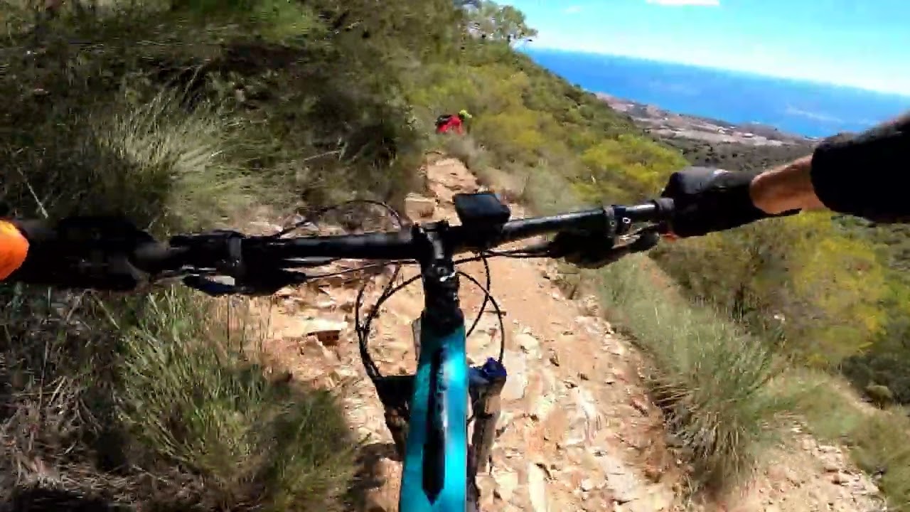 Mijas ,bajada de Antenas ,enduro btt.Orbea occam