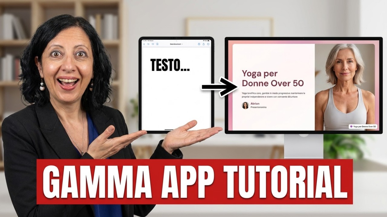 Da Testo a Presentazione Professionale in 1 Minuto: Tutorial Gamma App italiano 2026