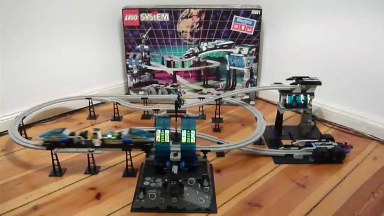 LEGO 6991 Space Monorail / built in stop motion + details Movie (released 1991)  / HD 720p