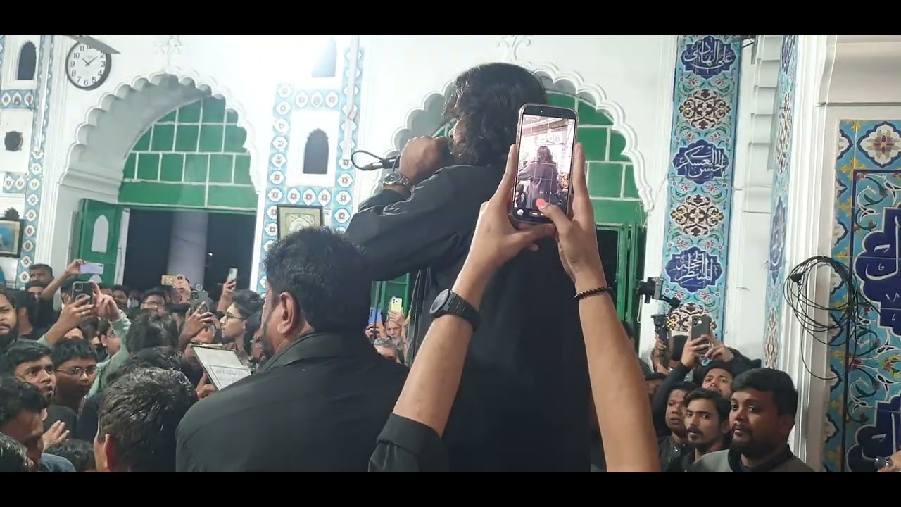 Syed Irfan Haider noha khan in Bangladesh 🇧🇩  dhaka hussaini dalan imam barga