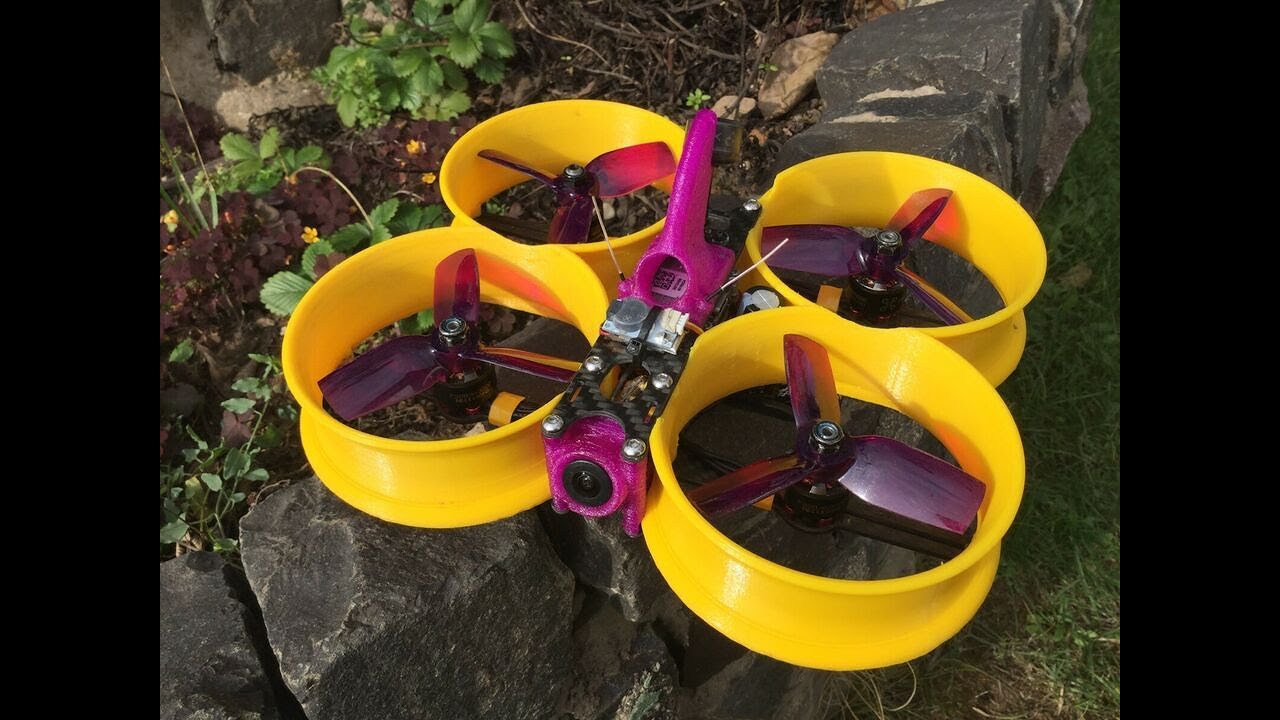 Donutwhoop 4s1000 Caddx Vista, one of the first testflights, backyard
