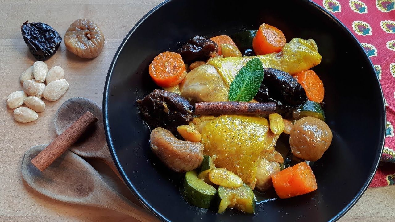 Poulet aux fruits secs et aux épices #154