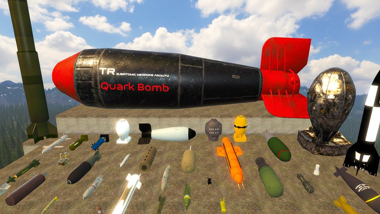 Testing Every NUCLEAR Bomb in a Forest | GMod