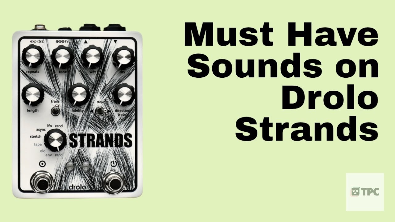 These are the MUST HAVE settings for the Drolo Strands!