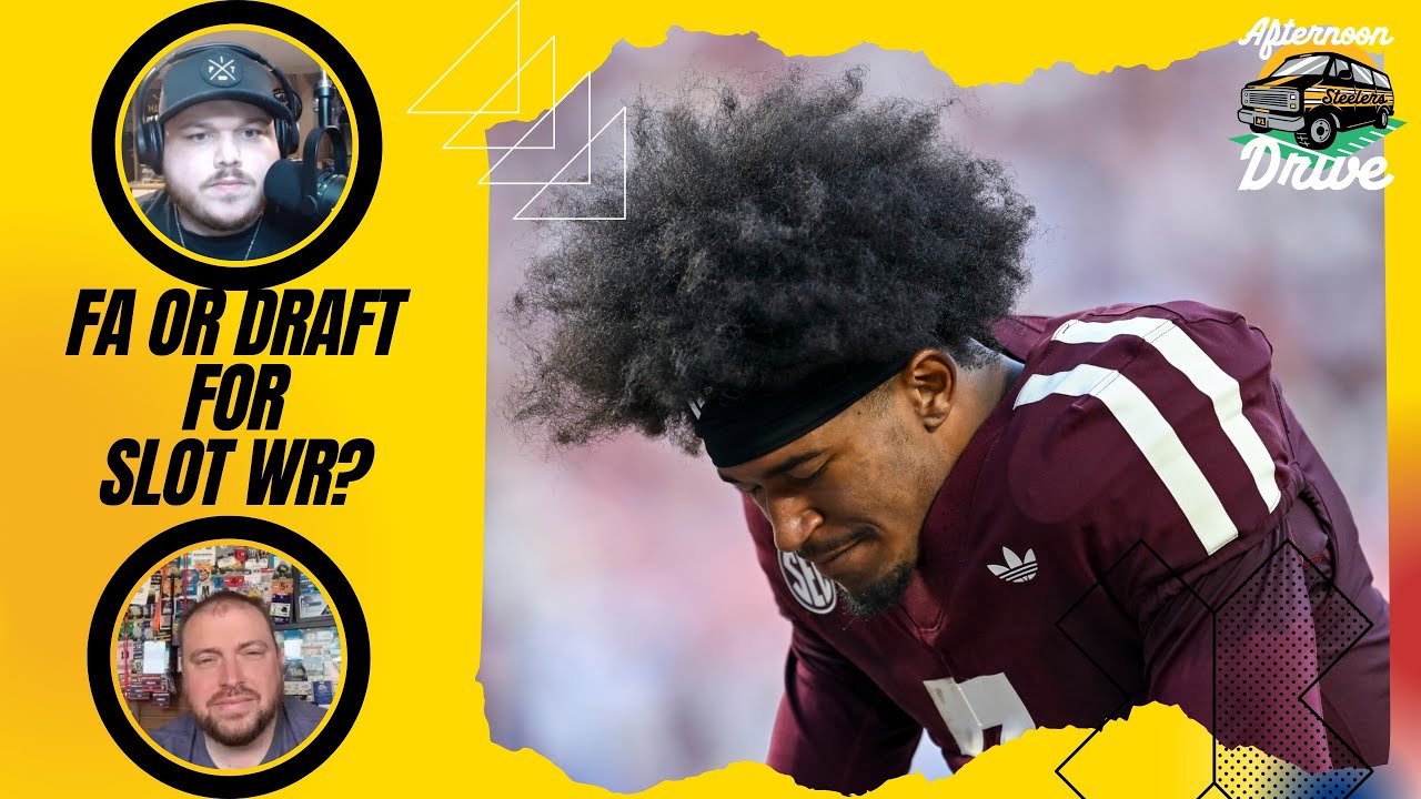 FA or Draft? How Should Steelers Adress Slot WR? | Steelers Afternoon Drive