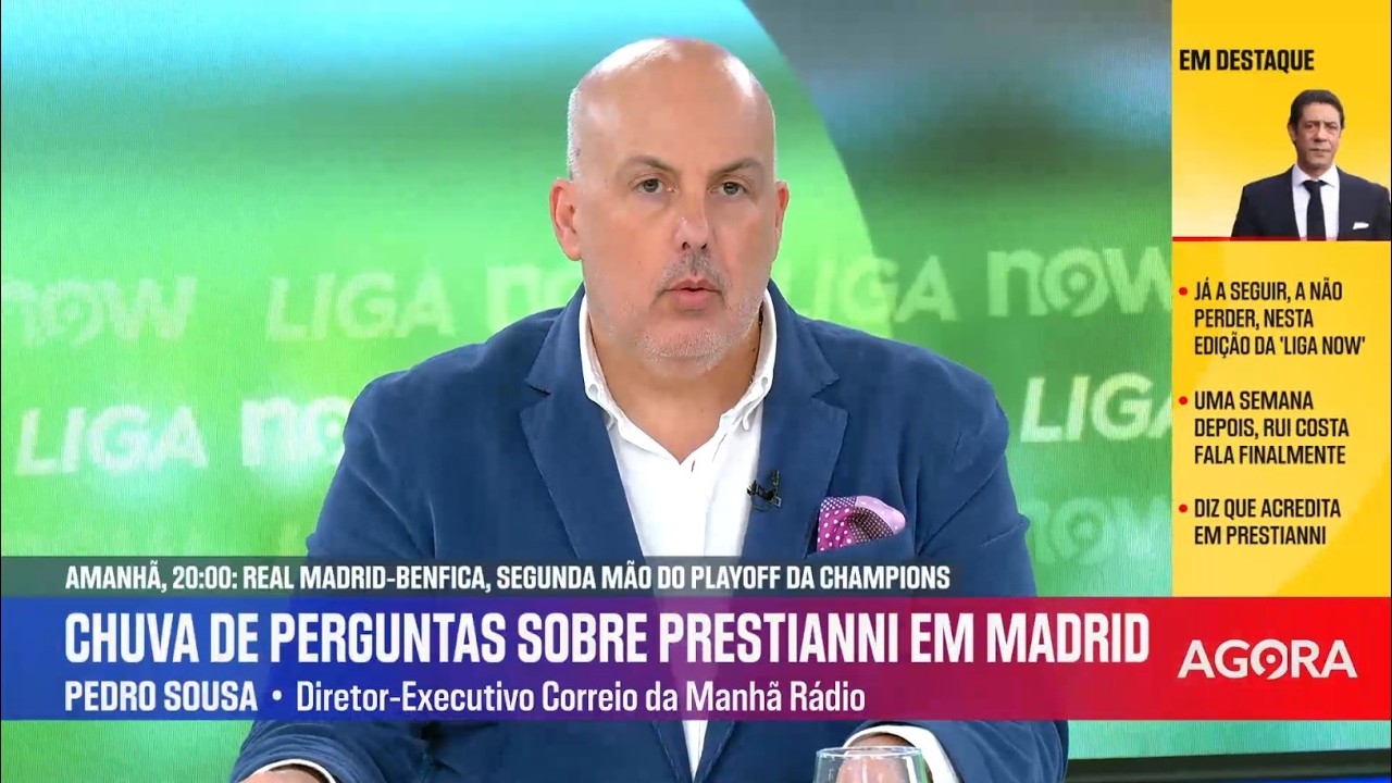 Pedro Sousa revela dados da reunião da UEFA na Luz até às 2h da manhã: «Câmaras, áudios do VAR...»