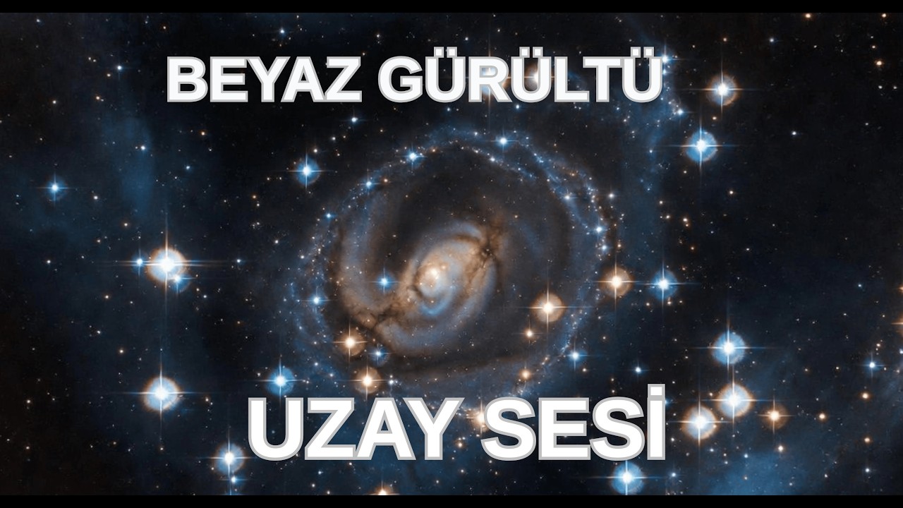 UZAY SESİ | Beyaz Gürültü | 4 Saat | Uyumayan Bebek Kalmasın | (Siyah Ekran)