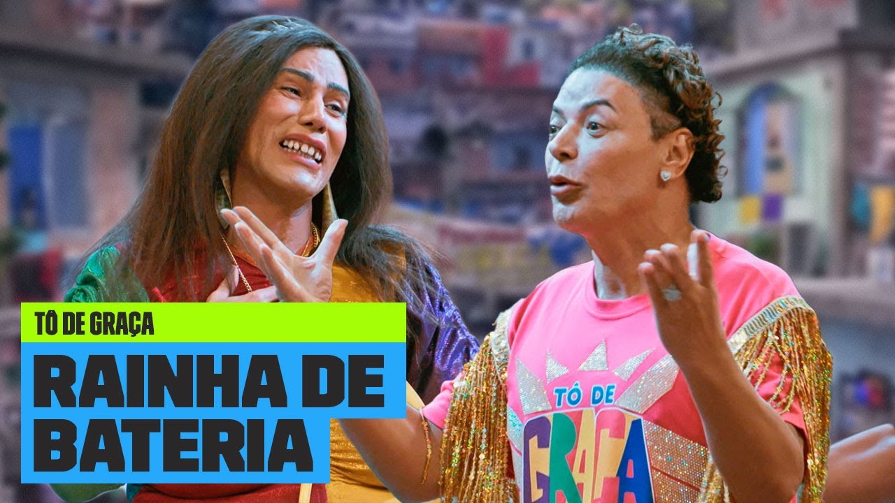 Gra&ccedil;a &eacute; RAINHA DE BATERIA com DAVID BRAZIL! | T&ocirc; De Gra&ccedil;a | Temporada 7 | Multishow