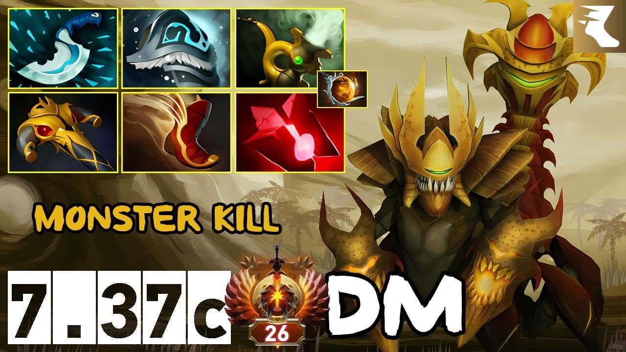 Sand King  | Monster kill | dm | 7.37c | Immortal Dota