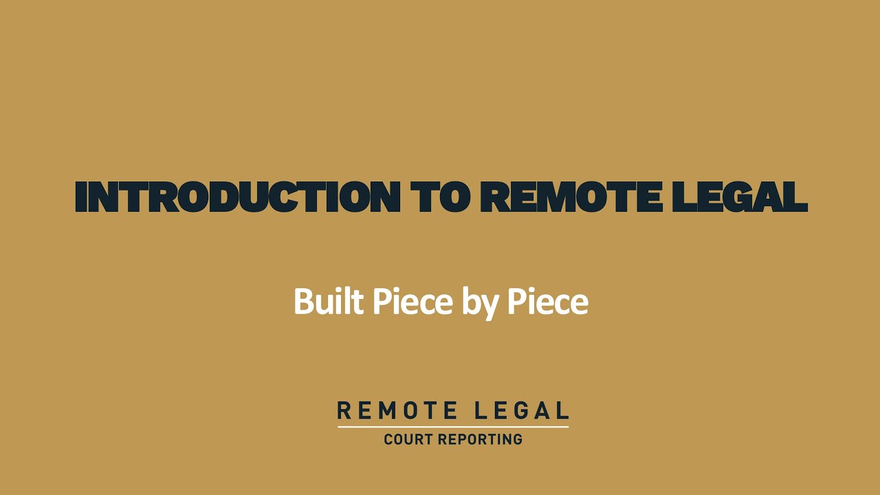 Remote Legal - The Court Reporting Service Chosen by Top Law Firms