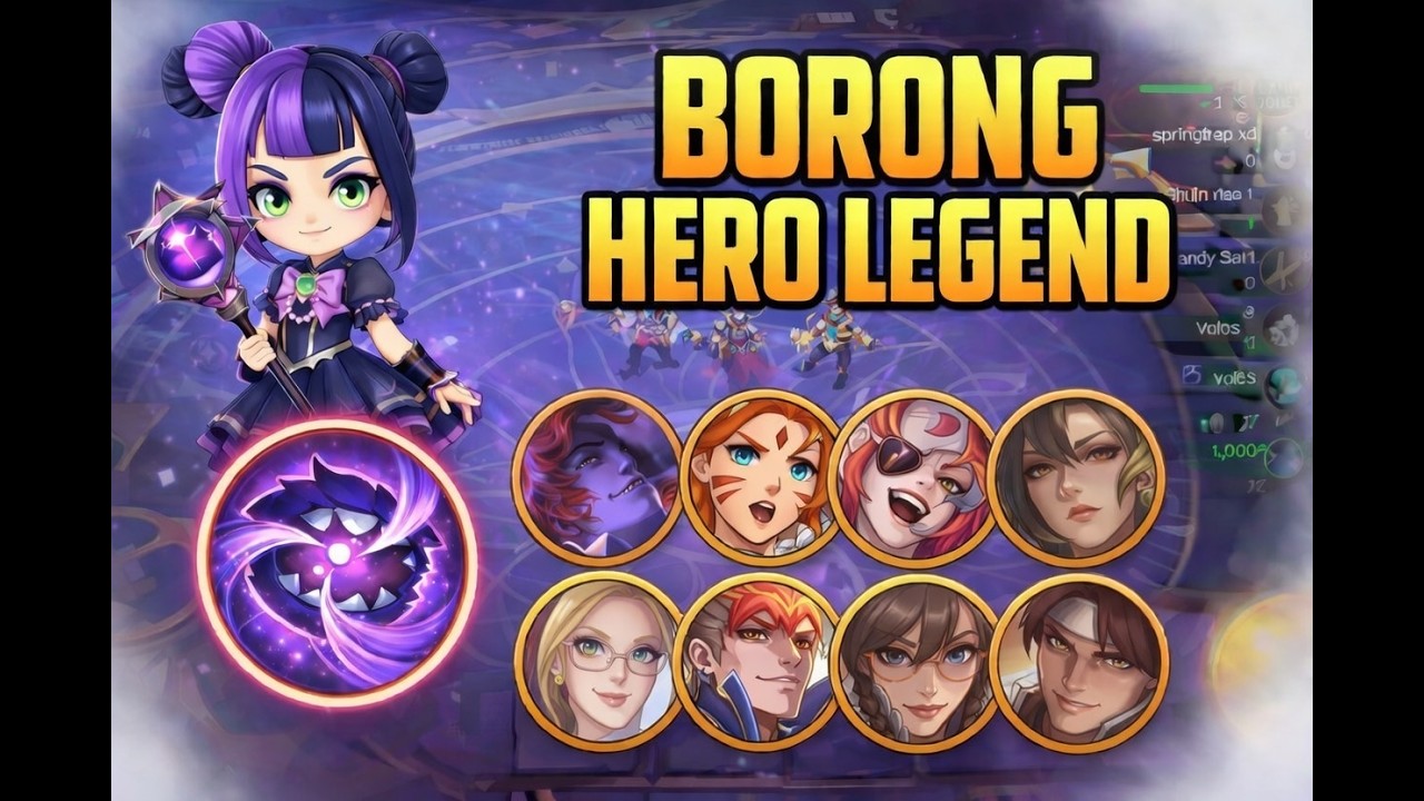 THARZ LYLIA BORONG SEMUA HERO LEGEND DI MAGIC CHESS GOGO !!!