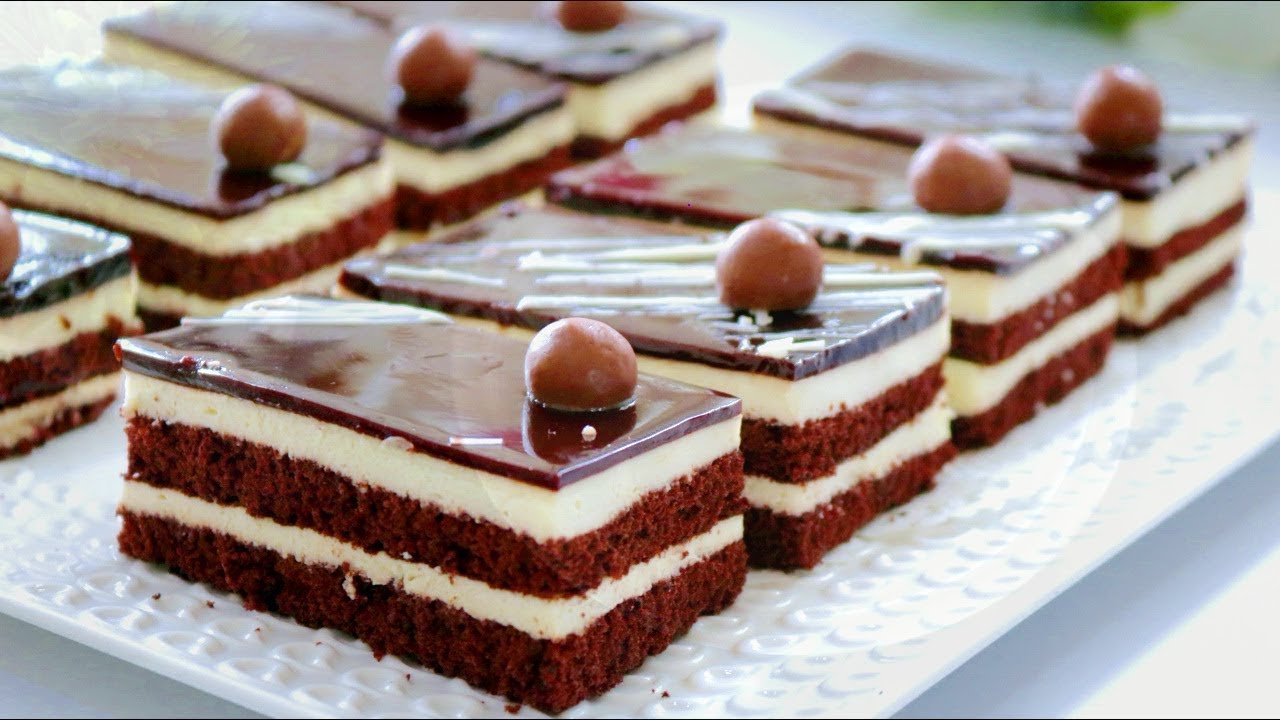 gâteaux  أبسط حلوة لاكريم طبقات سهلة و سريعة مذاقها رائع شوكولا فانيلا /العبار بالملعقة