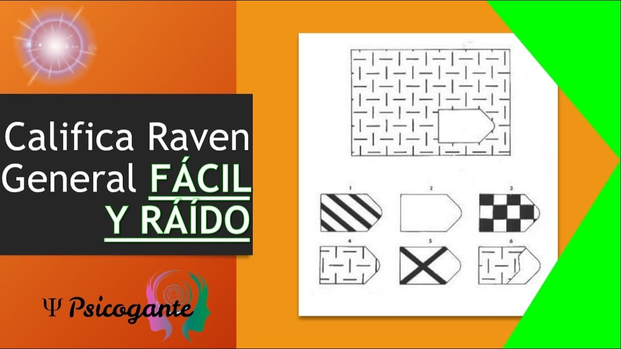 ¿Cómo calificar Raven Escala General Adultos? Explicación fácil y completa