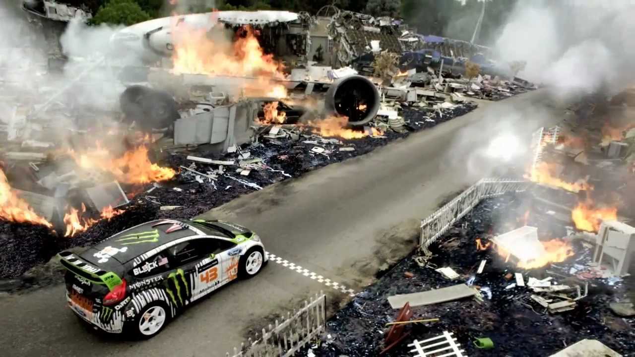 KEN BLOCKS GYMKHANA FOUR THE HOLLYWOOD MEGAMERCIAL